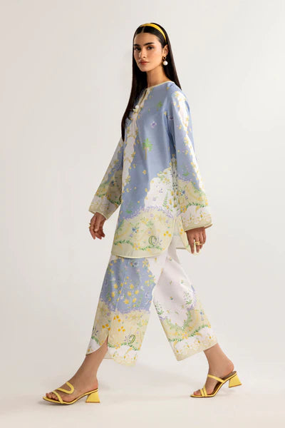 QALAMKAR PRINTED CO-ORDS QPC-07 2PC