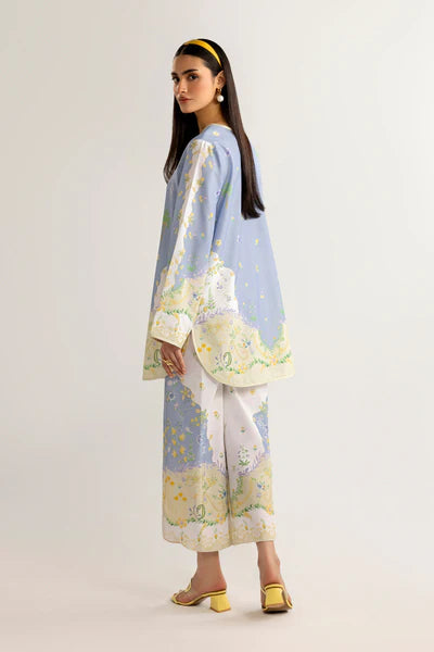 QALAMKAR PRINTED CO-ORDS QPC-07 2PC