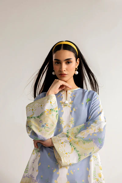 QALAMKAR PRINTED CO-ORDS QPC-07 2PC