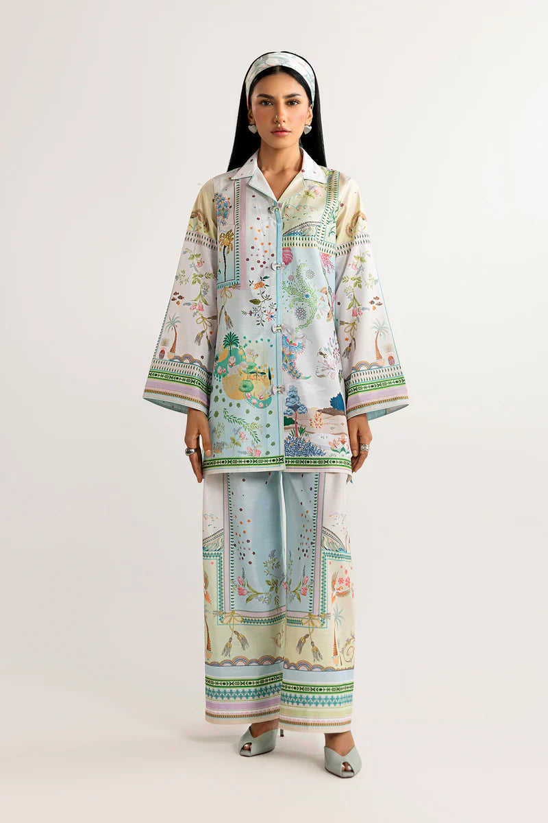 QALAMKAR PRINTED CO-ORDS QPC-03 2PC