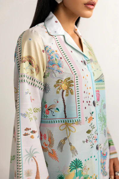 QALAMKAR PRINTED CO-ORDS QPC-03 2PC