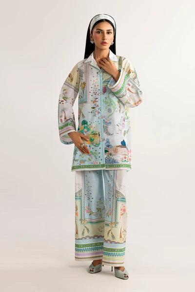 QALAMKAR PRINTED CO-ORDS QPC-03 2PC