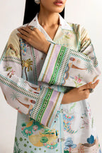 QALAMKAR PRINTED CO-ORDS QPC-03 2PC