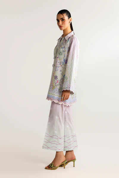 QALAMKAR PRINTED CO-ORDS QPC-08 2PC