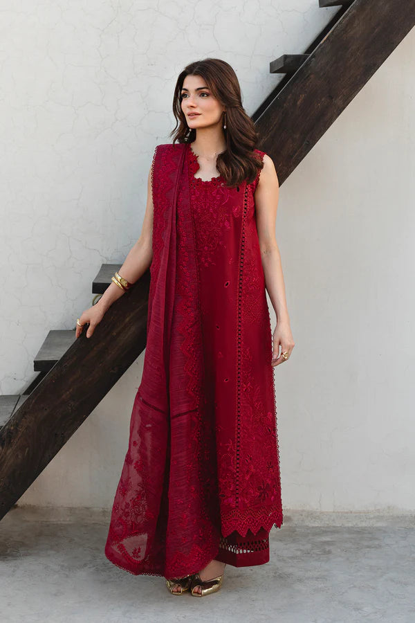 AYZEL WHISPERS  EMBROIDERED LAWN BLUSH