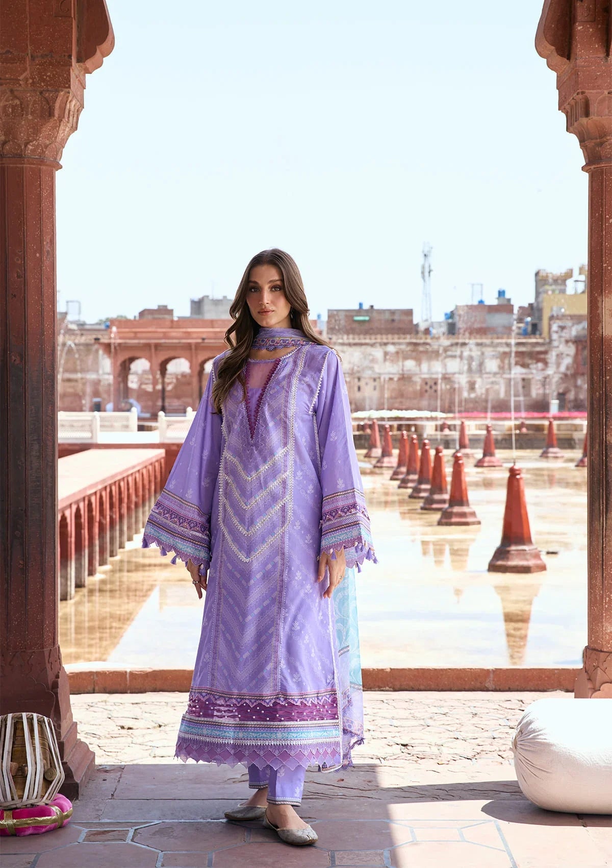 KAHF AANGAN PRINT CHIFFON KPS-6A