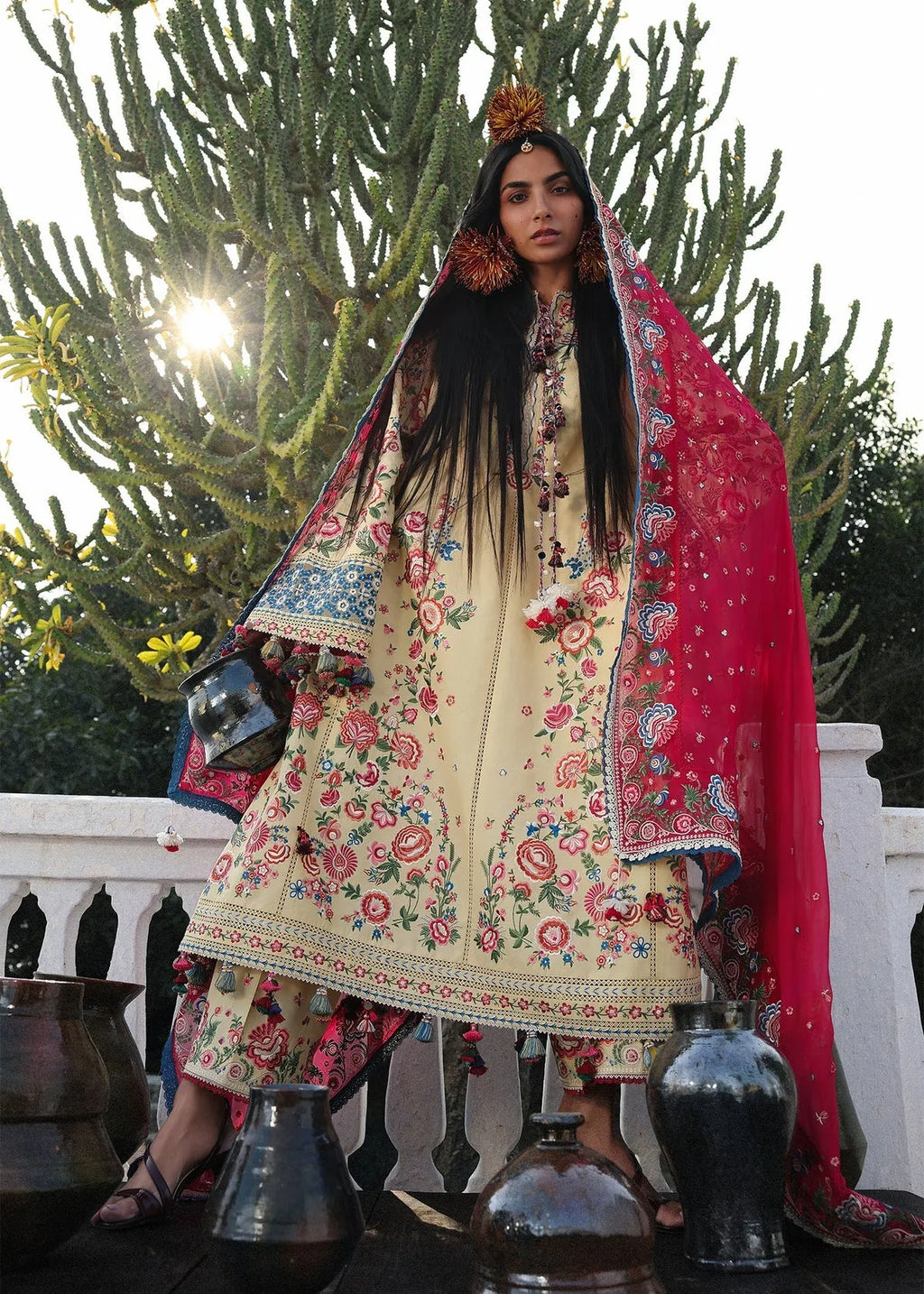 STITCHED BY CC HUSSAIN REHAR KALABAGH ZUBDAH 3PC