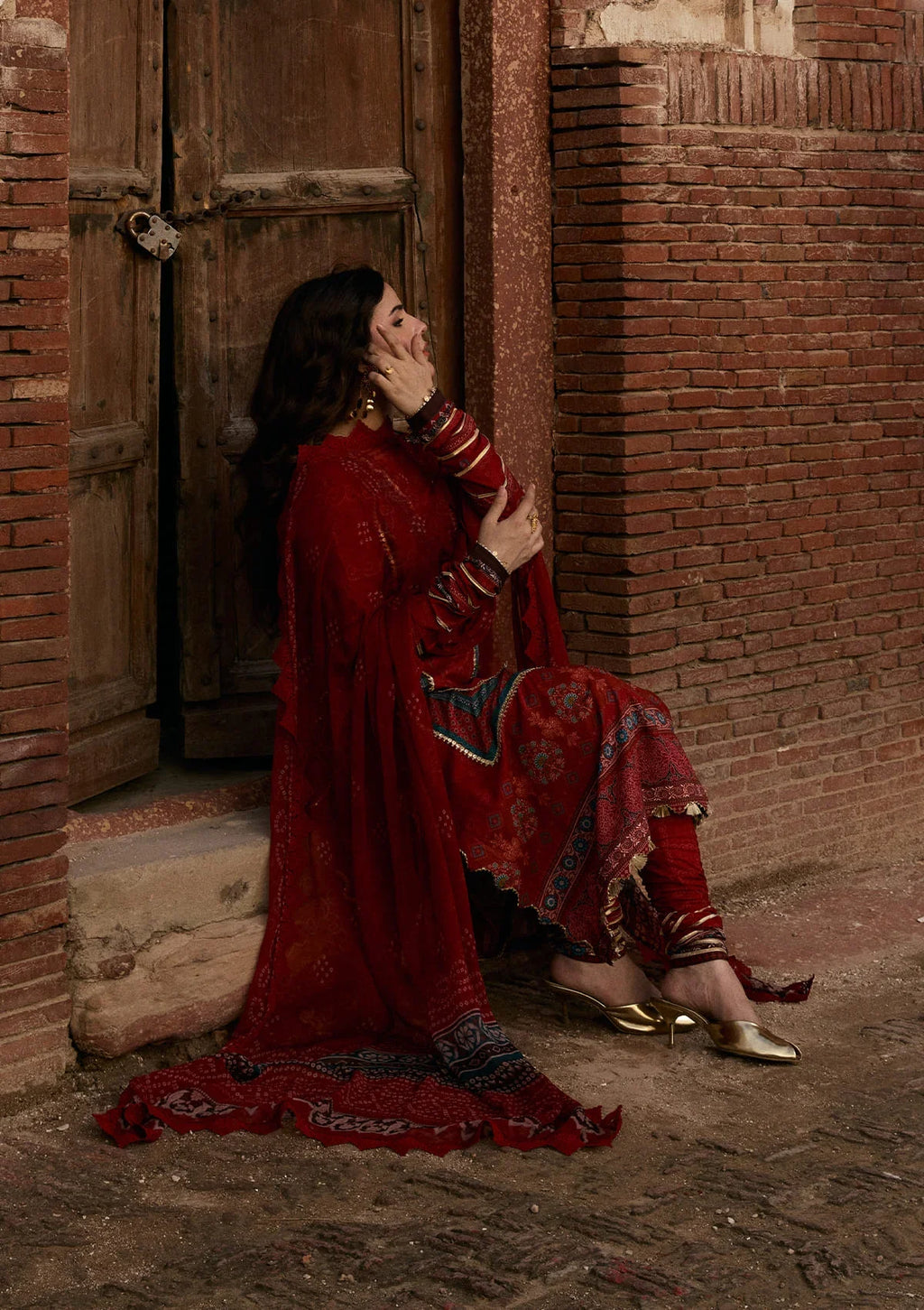 KAHF AANGAN PRINT CHIFFON KPS-1A
