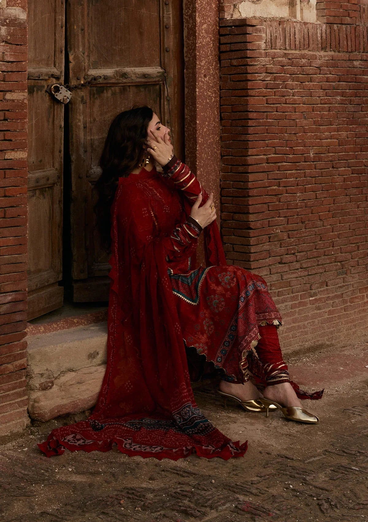 KAHF AANGAN PRINT CHIFFON KPS-1A
