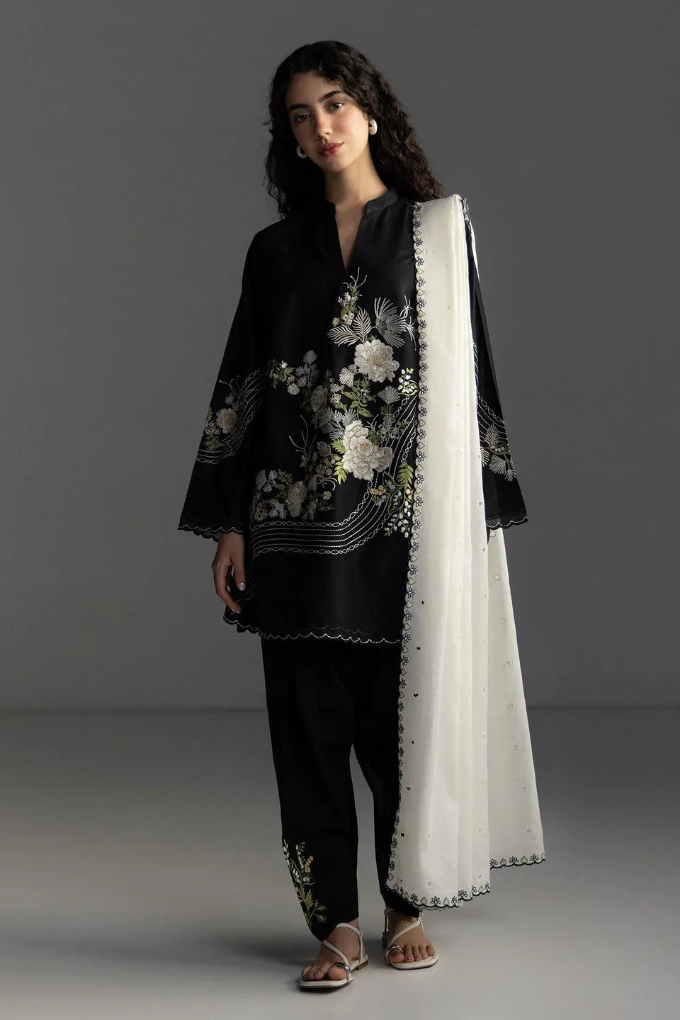 ZARA SHAHJAHAN COCO LAWN EVIA-9A