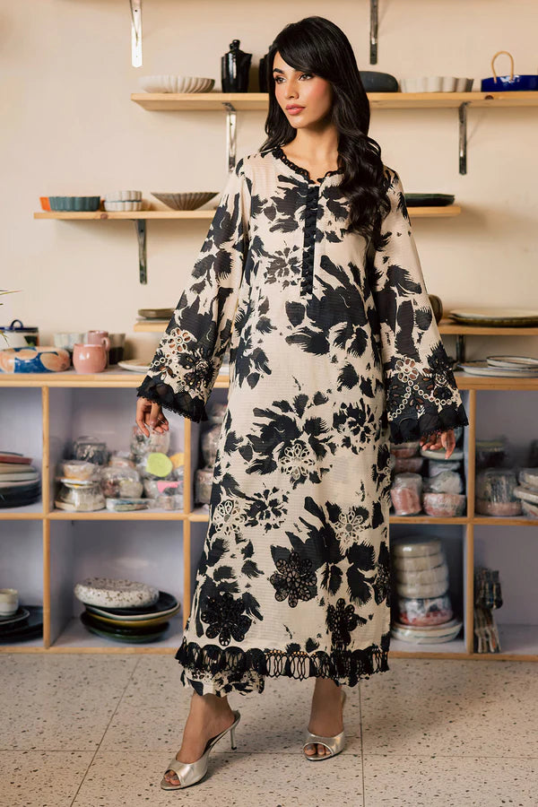 NUREH BALLERINA PRINTED CHIKANKARI NU2-199