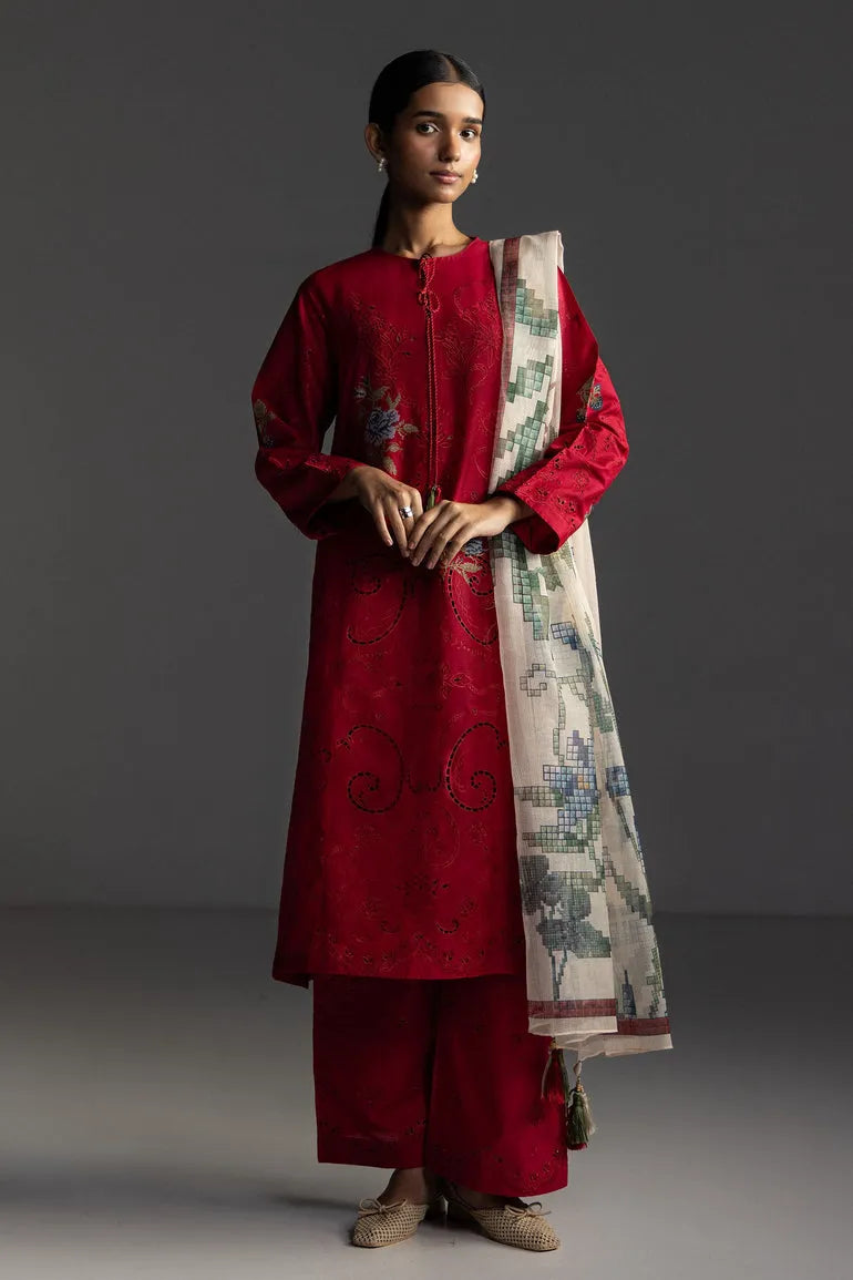 ZARA SHAHJAHAN COCO LAWN SUNE-10A