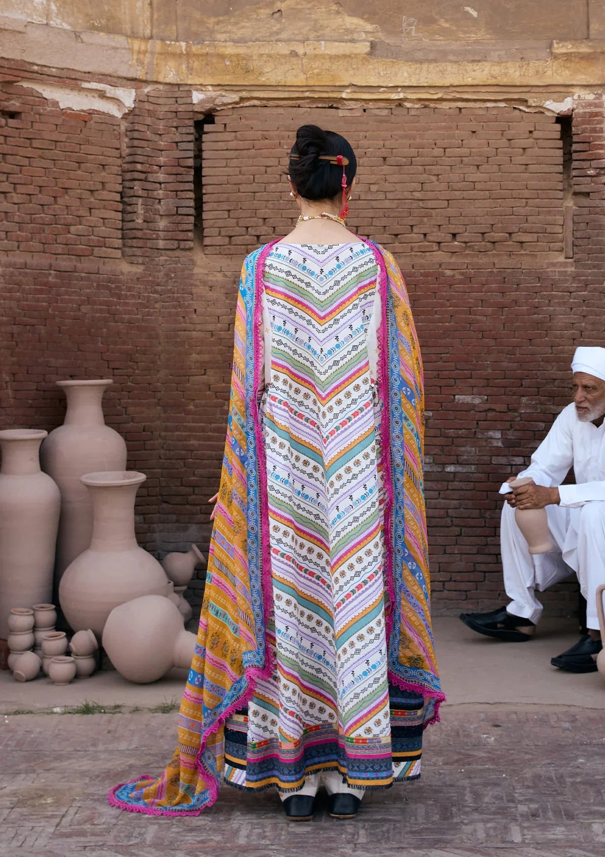 KAHF AANGAN PRINT CHIFFON KPS-2A