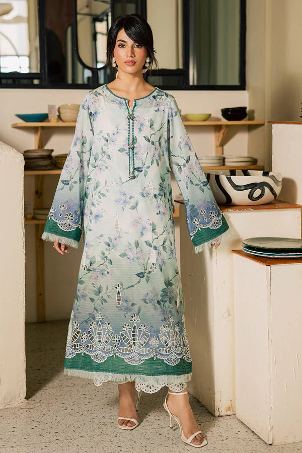 NUREH BALLERINA PRINTED CHIKANKARI NU2-197