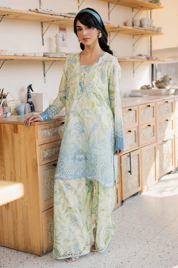 NUREH BALLERINA PRINTED CHIKANKARI NU2-195