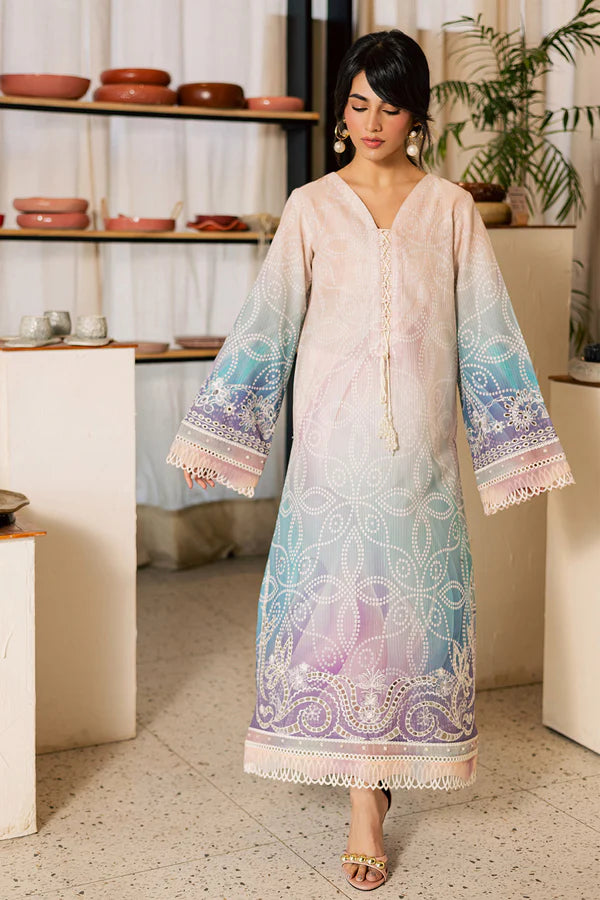 NUREH BALLERINA PRINTED CHIKANKARI NU2-200