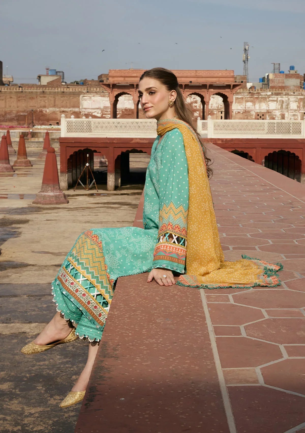 KAHF AANGAN PRINT CHIFFON KPS-7A