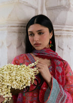 KAHF AANGAN PRINT CHIFFON KPS-3A