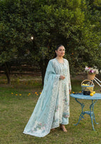 STITCHED BY CC ELAF PREMIUM LUXURY LAWN ELY-07 3PC