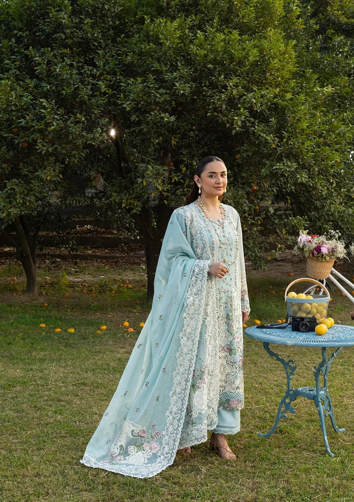 STITCHED BY CC ELAF PREMIUM LUXURY LAWN ELY-07 3PC