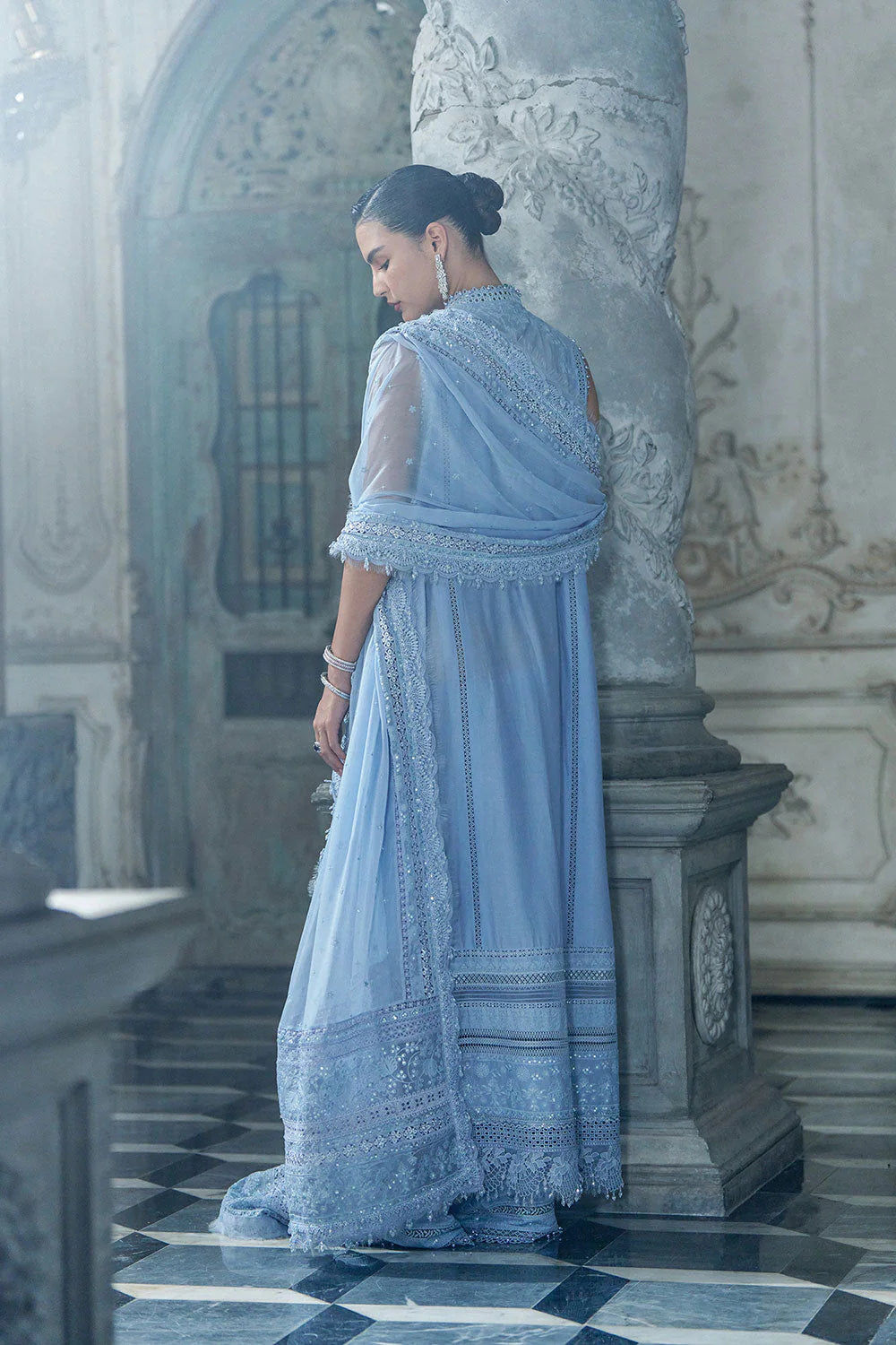 STITCHED BY CC SOBIA NAZIR LUXURY LAWN D-2B 3PC