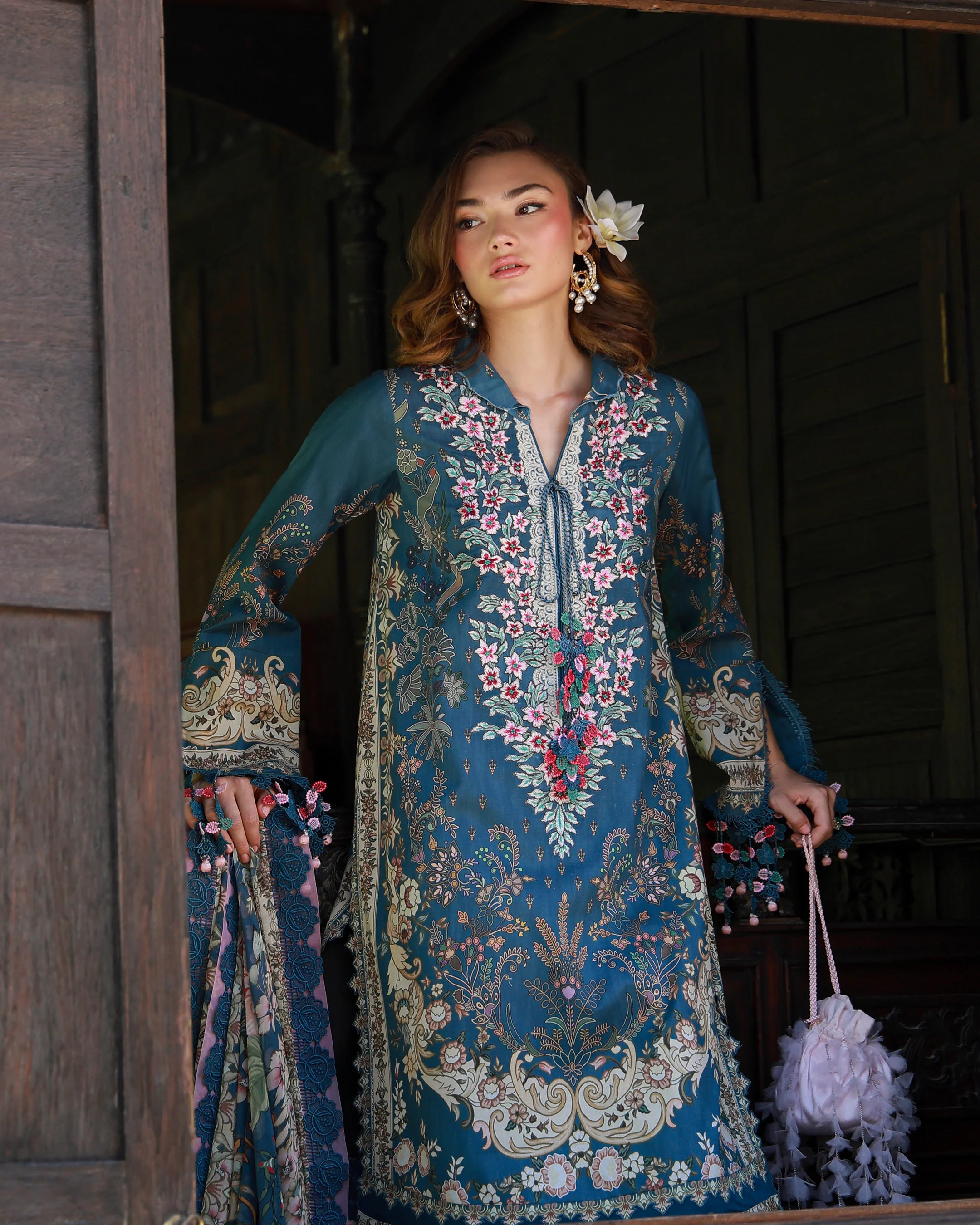 JADE URBANE EMBROIDERED LAWN FIORA