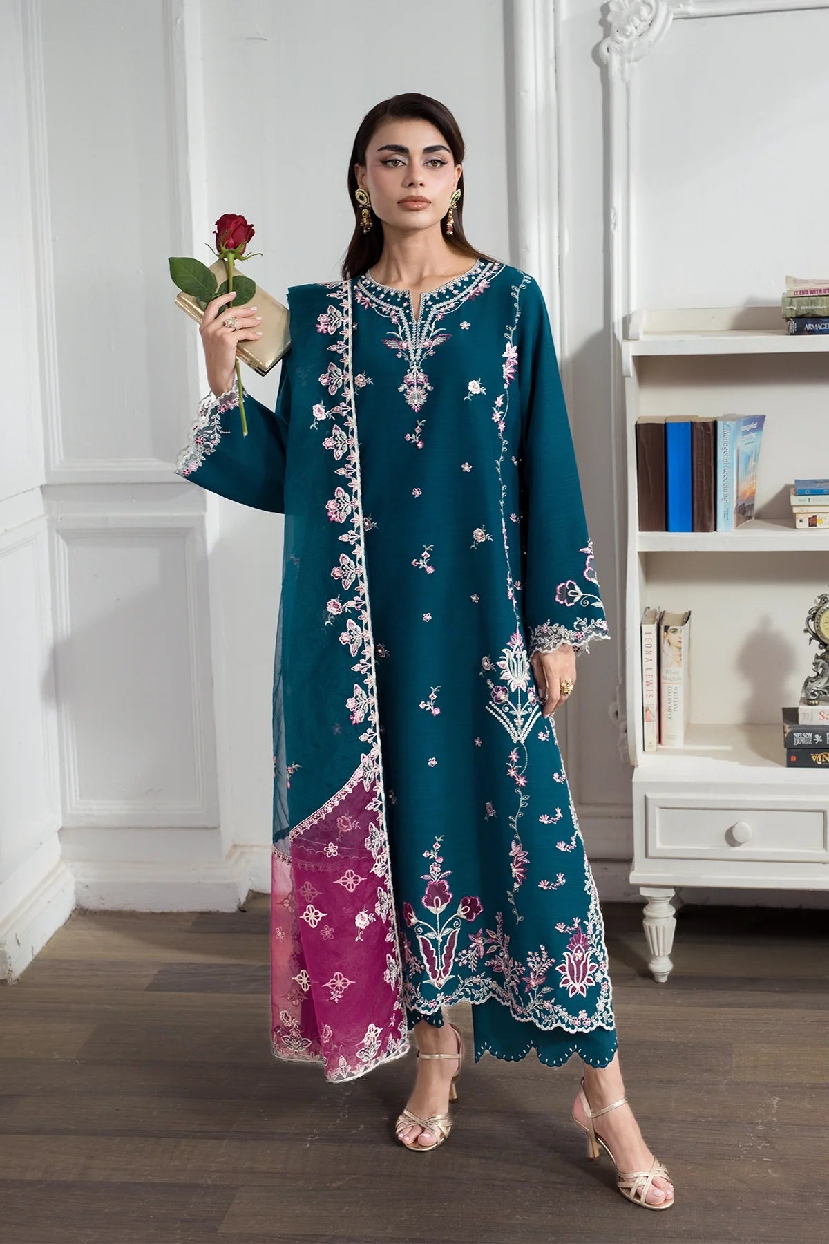 RANG RASIYA LUMEIRE SILK CARMIN