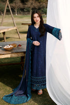 AZURE LUXURY LAWN EID BLUEBERRY