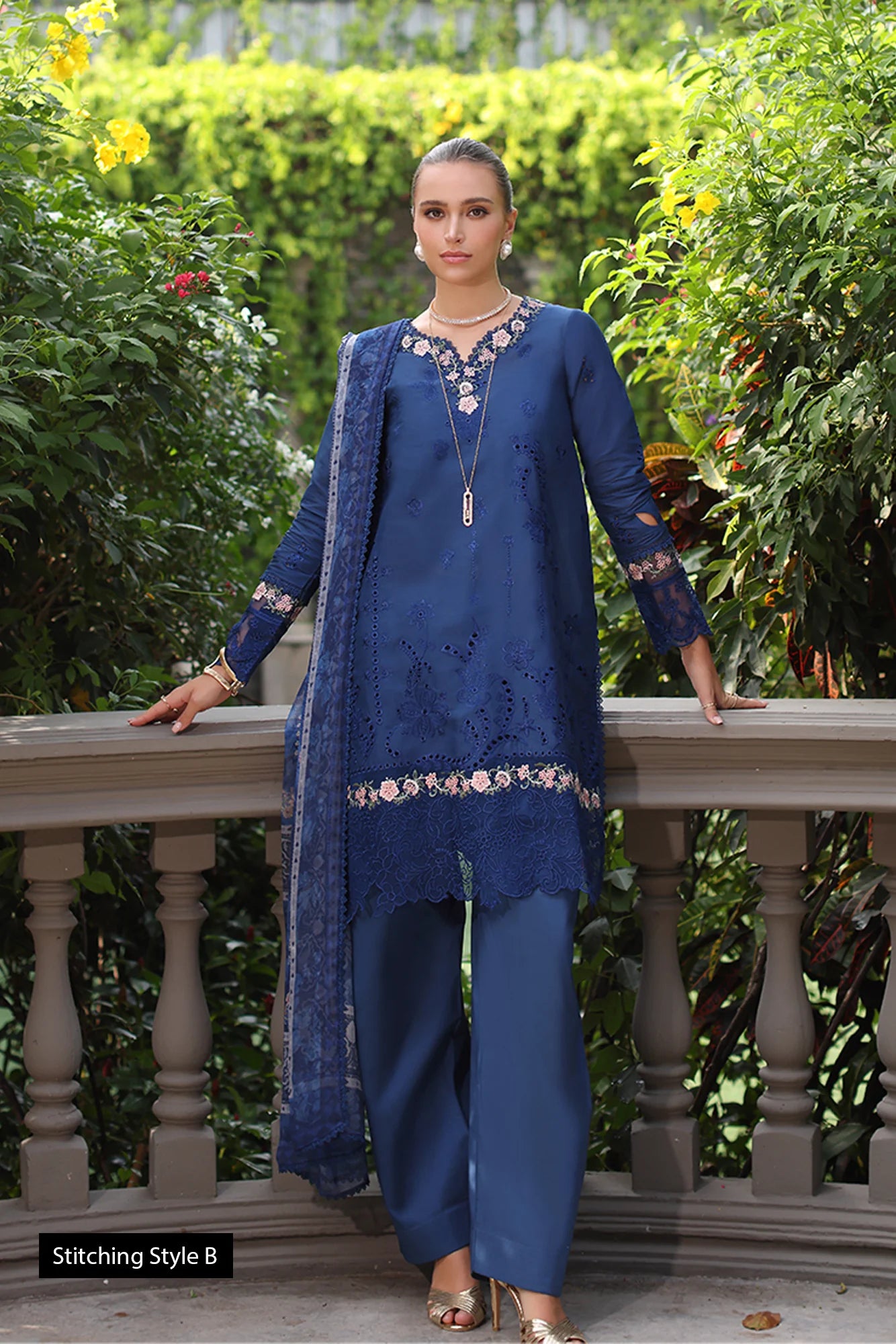 NOOR EID LUXURY SCHIFFLI LASERKARI D-10