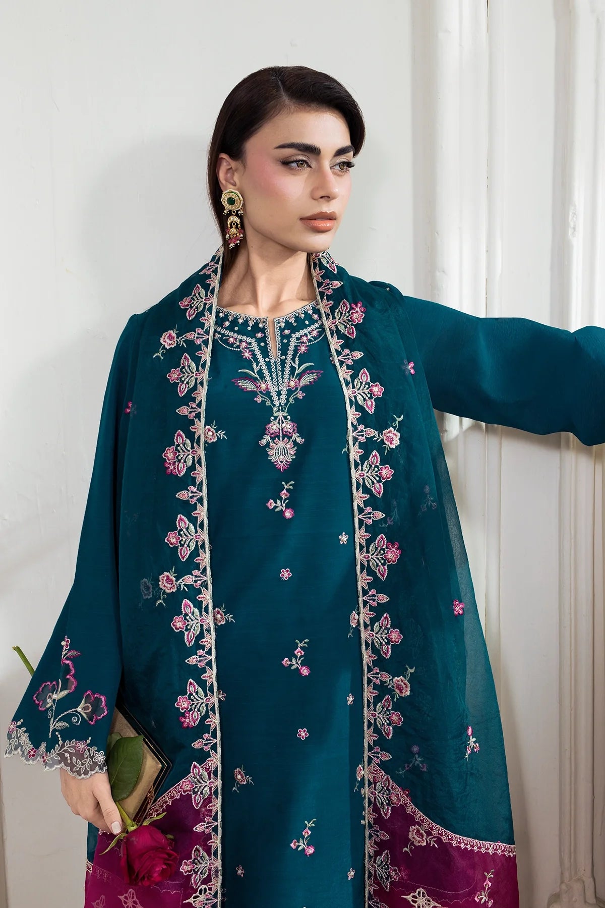 RANG RASIYA LUMEIRE SILK CARMIN