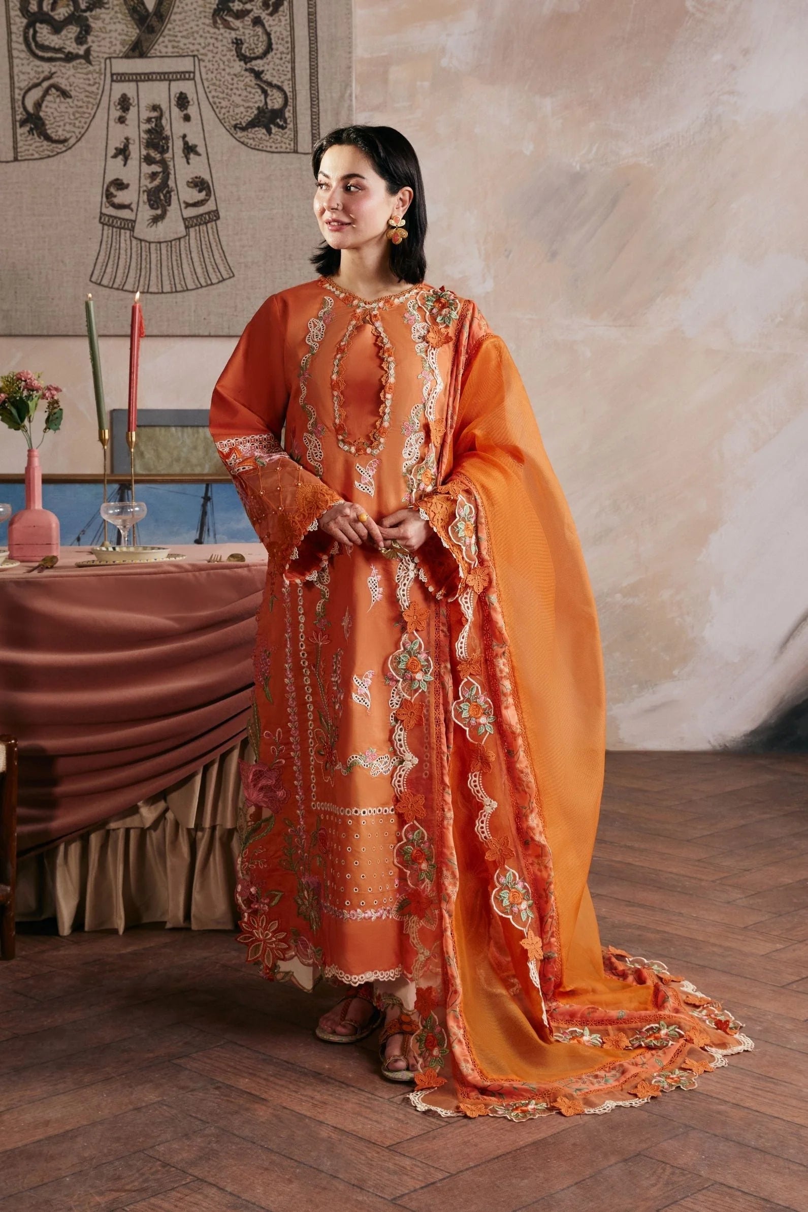 MARYAM HUSSAIN LUXURY LAWN SHARJEENA