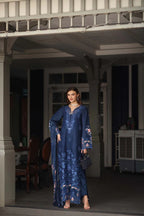 STITCHED BY CC NOOR BY SAADIA ASAD LUXE CHIKANKARI D-11 3PC