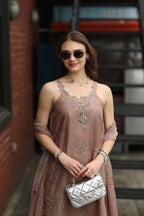 NOOR BY SAADIA ASAD LUXE CHIKANKARI D-12