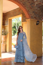 NOOR BY SAADIA ASAD LUXURY SCHIFFLI LASERKARI D3 - A