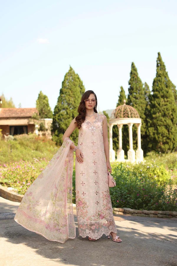 NOOR BY SAADIA ASAD LUXURY SCHIFFLI LASERKARI D7 - A