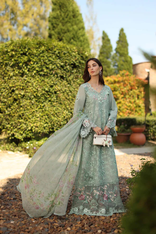 NOOR BY SAADIA ASAD LUXURY SCHIFFLI LASERKARI D7 - B
