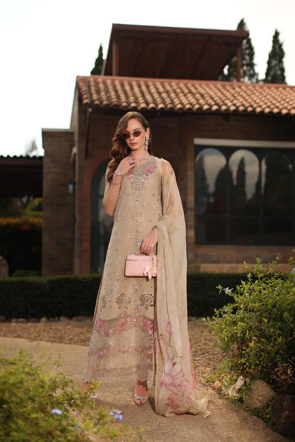 NOOR BY SAADIA ASAD LUXURY SCHIFFLI LASERKARI D9 - B