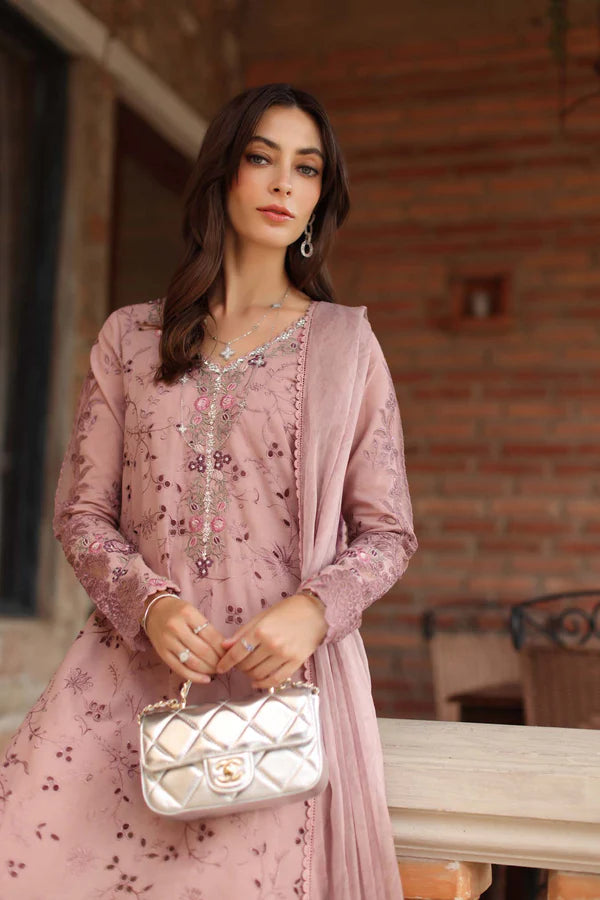 NOOR BY SAADIA ASAD LUXURY SCHIFFLI LASERKARI D1 - B