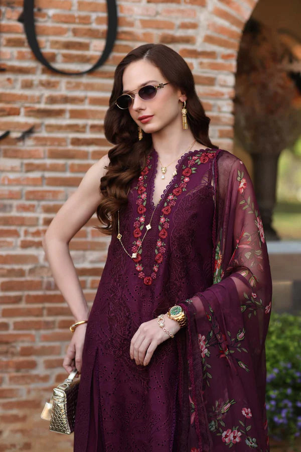 NOOR BY SAADIA ASAD LUXURY EID SCHIFFLI LASERKARI D-10