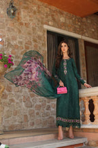 NOOR BY SAADIA ASAD LUXURY SCHIFFLI LASERKARI D1 - A