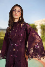 NOOR BY SAADIA ASAD LUXURY SCHIFFLI LASERKARI D8 - B