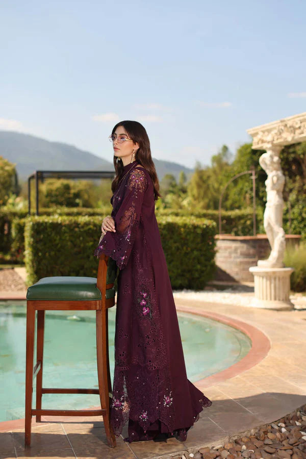 NOOR BY SAADIA ASAD LUXURY SCHIFFLI LASERKARI D8 - B