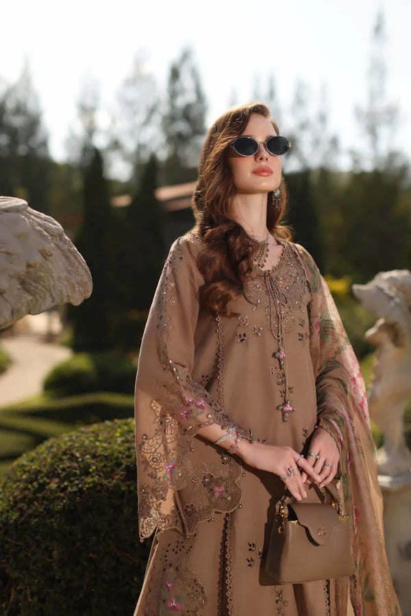 NOOR BY SAADIA ASAD LUXURY SCHIFFLI LASERKARI D8 - A