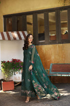 NOOR BY SAADIA ASAD LUXURY EID SCHIFFLI LASERKARI D-11