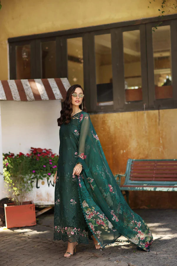 NOOR BY SAADIA ASAD LUXURY EID SCHIFFLI LASERKARI D-11