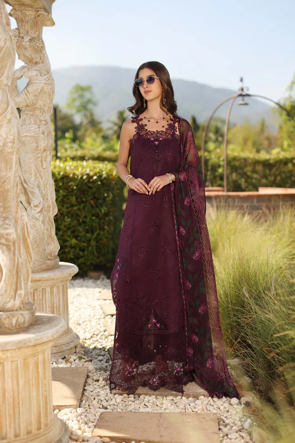 NOOR BY SAADIA ASAD LUXURY SCHIFFLI LASERKARI D8 - B