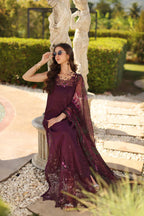 NOOR BY SAADIA ASAD LUXURY SCHIFFLI LASERKARI D8 - B