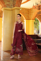 NOOR BY SAADIA ASAD LUXURY SCHIFFLI LASERKARI D10 - A