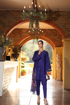 NOOR BY SAADIA ASAD LUXURY SCHIFFLI LASERKARI D2 - A