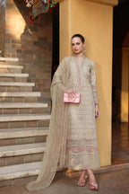 NOOR BY SAADIA ASAD LUXURY SCHIFFLI LASERKARI D5 - A